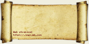 Anđela Žegarac vizit kartica